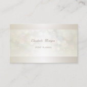 Elegant Beruflich Modern Bokeh Simple Visitenkarte (Vorderseite)