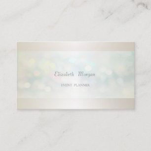 Elegant Beruflich Modern Bokeh Simple Visitenkarte