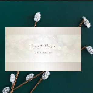 Elegant Beruflich Modern Bokeh Simple Visitenkarte