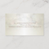 Elegant Beruflich Modern Bokeh Simple Visitenkarte (Rückseite)