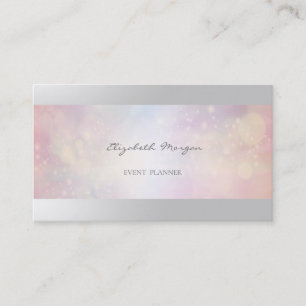 Elegant Beruflich Modern, Bokeh Visitenkarte