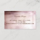 Elegant Beruflich modern, Donuts, Bäckerei Visitenkarte (Rückseite)