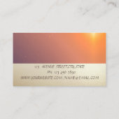 Elegant Beruflich, modern, Shiny Confetti Visitenkarte (Rückseite)