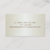 Elegant Beruflich stilvoll modern gestreift Visitenkarte (Rückseite)