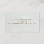 Elegant Beruflich stilvoll modern gestreift Visitenkarte (Rückseite)