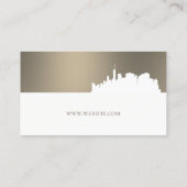 Elegant beruflich visitenkarte (Rückseite)
