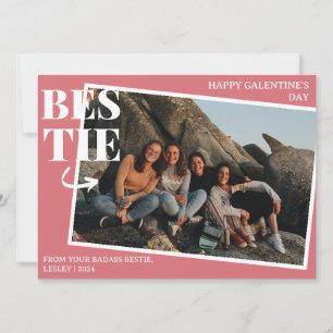 Elegant Best Friends Galentine - Tessin Foto Feiertagskarte