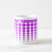 Elegant Best Grandma Neon Lila Heart Tinsels Kaffeetasse (Mittel)