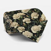 Elegant Best Man Carnation Floral Krawatte (Gerollt)