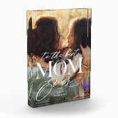 Elegant Best Mom Ever Collage Mothers Day keepsake Fotoblock (Links)