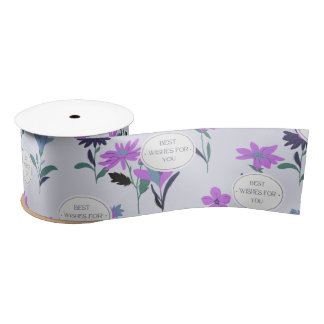Elegant Best Wishs Ribbon für Geschenkgutscheine Satinband