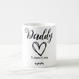 elegant, bester Papa aller Zeiten, Papa-Liebe pers Kaffeetasse