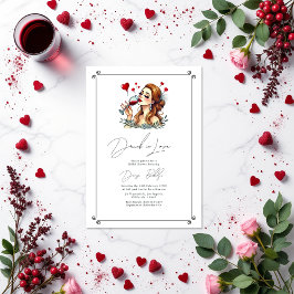 Elegant Betrunken im Brautparty der Liebe Einladung