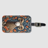 Elegant Big Horn Sheep William Morris Inspiriert Gepäckanhänger (Vorderseite (Horizontal))