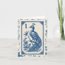 Elegant Birdy Bam Mah Jongg Note Cards