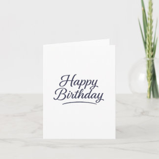 Elegant Birthday Calligraphy Design Einladung