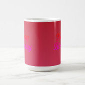 Elegant Birthday Calligraphy Design Kaffeetasse (Mittel)