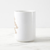 Elegant Birthday Calligraphy Design Kaffeetasse (Mittel)