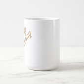 Elegant Birthday Calligraphy Design Kaffeetasse (Mittel)