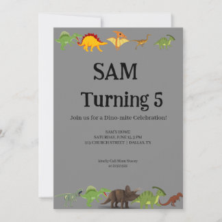 Elegant Birthday Card Einladung