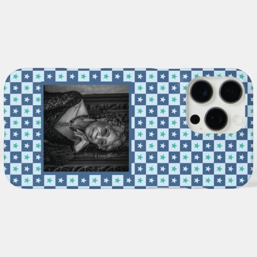 Elegant Birthday Gift Ideas Checkerboard Square  Case-Mate iPhone Hülle (Rückseite (Horizontal))