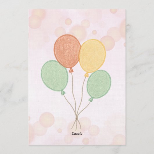 Elegant Birthday Party Invitations  Einladung (Rückseite)