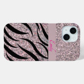 Elegant Birthday Phone Case – Chic Girly Personali (Rückseite (Horizontal))