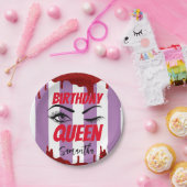 Elegant Birthday Queen 18. | 21. | 40. | 50. Pappteller (Party)