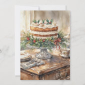 Elegant Birthday Tea Party Invitation Einladung (Rückseite)