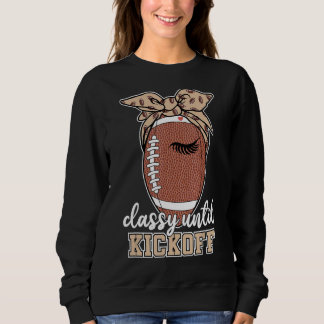 Elegant bis zum Anpfiff American Football Sweatshirt