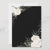 Elegant bis zum Tod tun uns Teil Hochzeit Einladung (Rückseite)