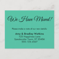 Elegant Biscay Green haben wir eine neue Adresse