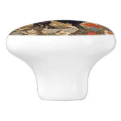 Elegant Bison William Morris Inspiriert Keramikknauf (Seitenansicht)