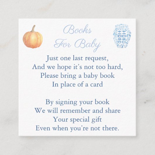 Elegant Bitte bringen Sie eine Babydusche für den Begleitkarte (Vorderseite)