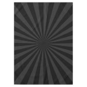 Elegant Black and Charcoal Burst Customize This Tischdecke (Vorderseite)