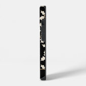 Elegant Black and Gold Holly iPhone Hülle (Linke Seite)