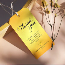 Elegant Black and Gold Vielen Dank für Ihr Interes