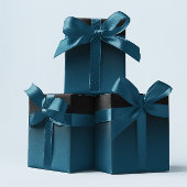 Elegant Black and Ocean Blue Aquamarin Ombre Geschenkpapier