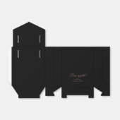 Elegant Black Bon Appetit Personalisiert Geschenkschachtel (Ungefaltet)