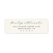 Elegant Black Calligraphy (Vorne)