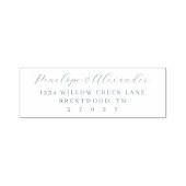 Elegant Black Calligraphy Permastempel (Design)