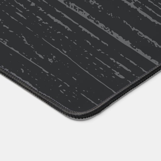 Elegant Black Gay Wood Grain Schreibtischunterlage (Ecke)