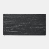 Elegant Black Gay Wood Grain Schreibtischunterlage (Vorderseite)