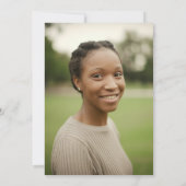 Elegant Black Gold Glitter 45th Birthday Photo Einladung (Rückseite)