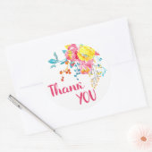 Elegant Black Gold Heart Circle Hand Made Custom Runder Aufkleber (Umschlag)