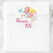 Elegant Black Gold Heart Circle Hand Made Custom Runder Aufkleber (Tasche)