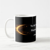 Elegant Black Gold Keepsake Mug Gift for Dad Kaffeetasse (Links)