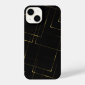 Elegant Black & Gold Marble iPhone Hülle (Rückseite)