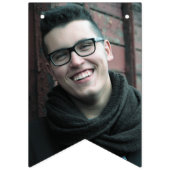 Elegant Black Graduation Party Wimpelkette (Erste Fahne)