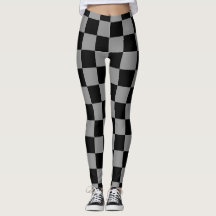 Elegant black &gray checkered